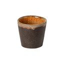 Tazzina per espresso marrone scuro in gres 70 ml Poterie – Casafina