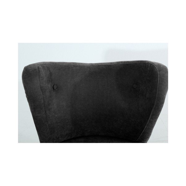 Poltrona nera Sari Velur - Max Winzer-image-4