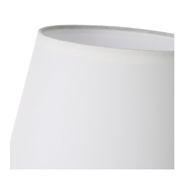 Lampada da tavolo in ceramica marrone con paralume in tessuto (altezza 27,5 cm) - Casa Selección-image-2