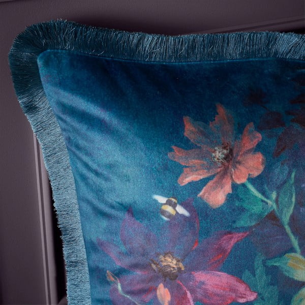 Cuscino decorativo in velluto 45x45 cm Bridgerton Romantic Floral – Catherine Lansfield-image-2