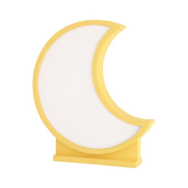 Lampada per bambini gialla Moon - Candellux Lighting-image-1