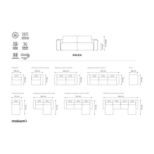 Poggiapiedi componibile rosa Kalea – Makamii-image-4