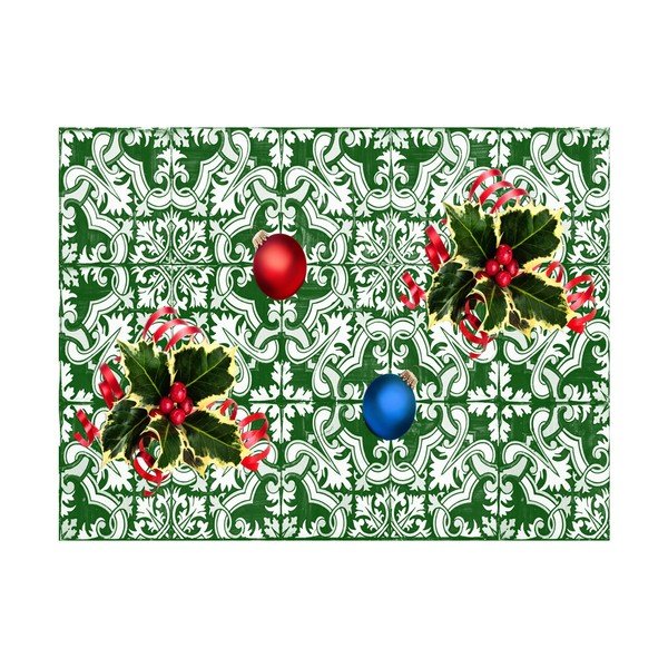 Set di 2 tovagliette rettangolari Festive Mosaic, 40 x 30 cm - Crido Consulting