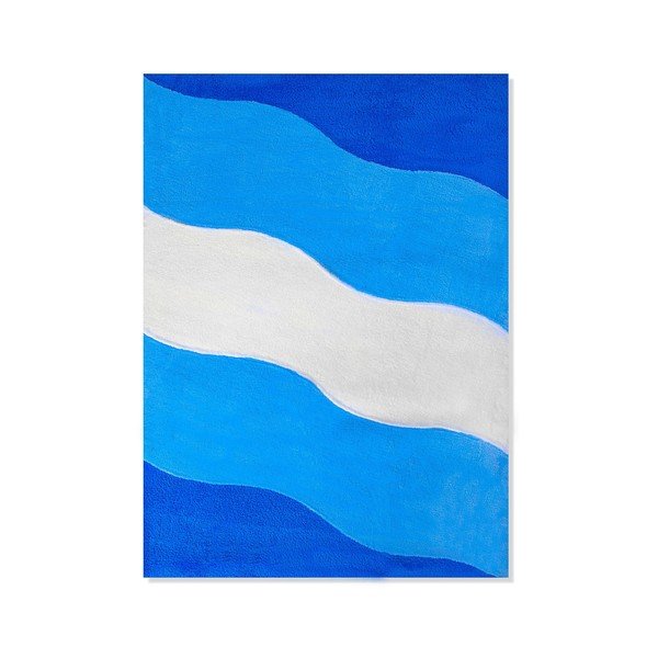 Dětský koberec Mavis Blue Waves, 100x150 cm
