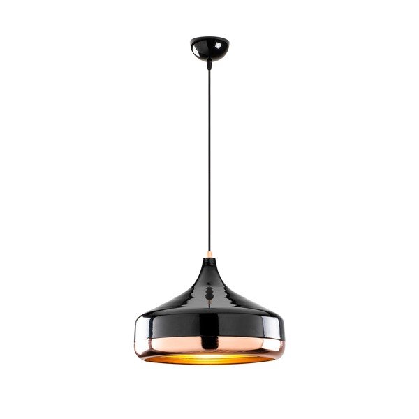 Lampada a sospensione di colore nero-rame Yildo, ø 36 cm - Opviq lights-image-2