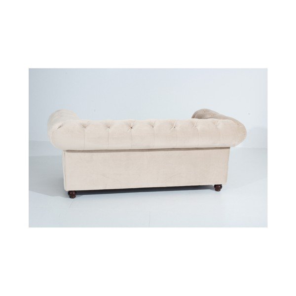 Divano crema Orleans Velvet, 196 cm - Max Winzer-image-2
