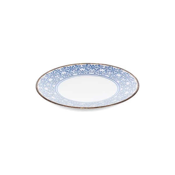 Piatto da dolce bianco/blu in porcellana ø 21 cm Azul – BonBistro-image-2