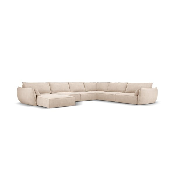 Divano angolare beige (angolo destro) Vanda - Mazzini Sofas-image-2