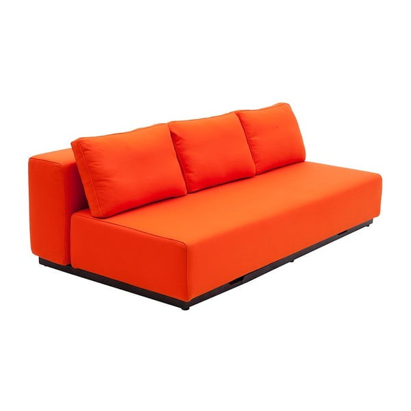 Divano letto arancione, 200 cm Nevada - Softline