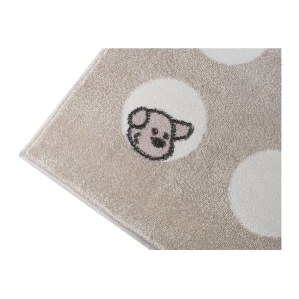 Tappeto beige Puppy, 120 x 170 cm - Mazzini Sofas-image-1