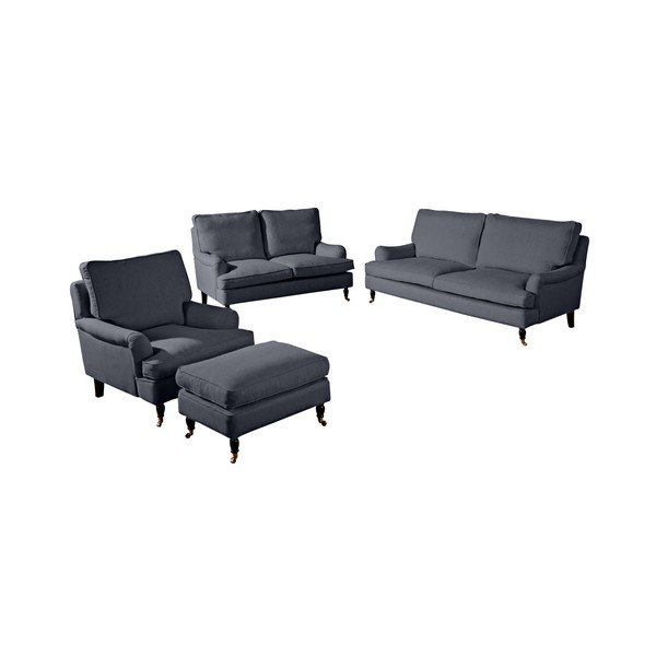 Poltrona grigio antracite Passion - Max Winzer-image-1