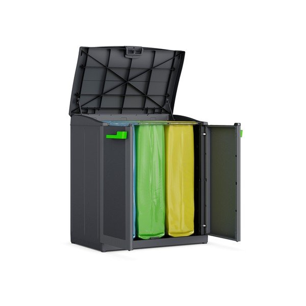 Bidone per riciclo rifiuti da officina Compact Store – Keter-image-1