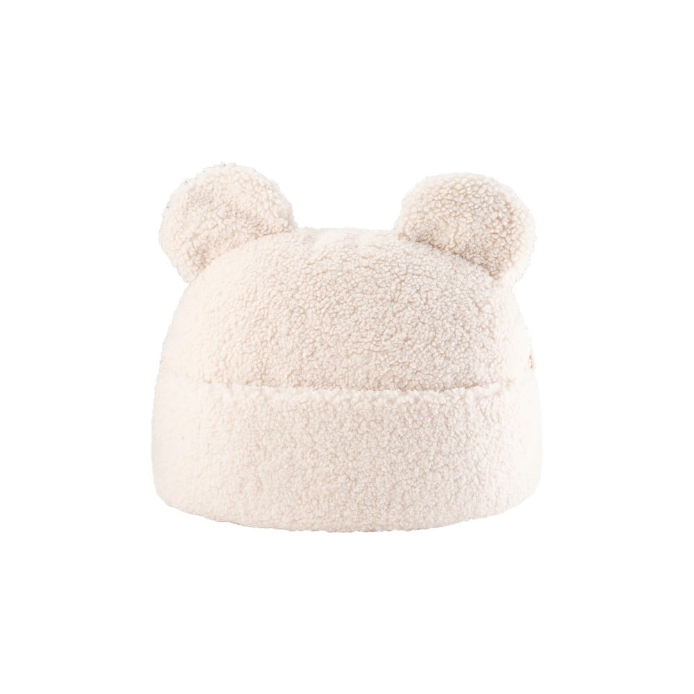 Cuscino per divano da bambini color crema con rivestimento in bouclé Teddy Pouch – Wigiwama | Cuscini per divani da bambini