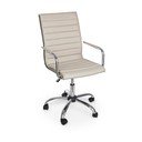 Sedia da ufficio grigio tortora in similpelle Perth – Yes Everyday