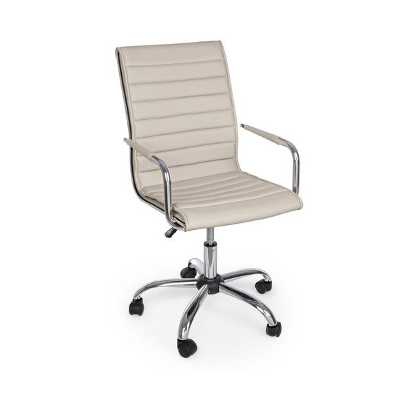 Sedia da ufficio grigio tortora in similpelle Perth – Yes Everyday