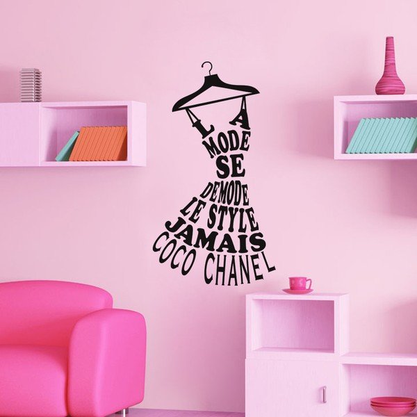Samolepka Ambiance Coco Chanel Quote
