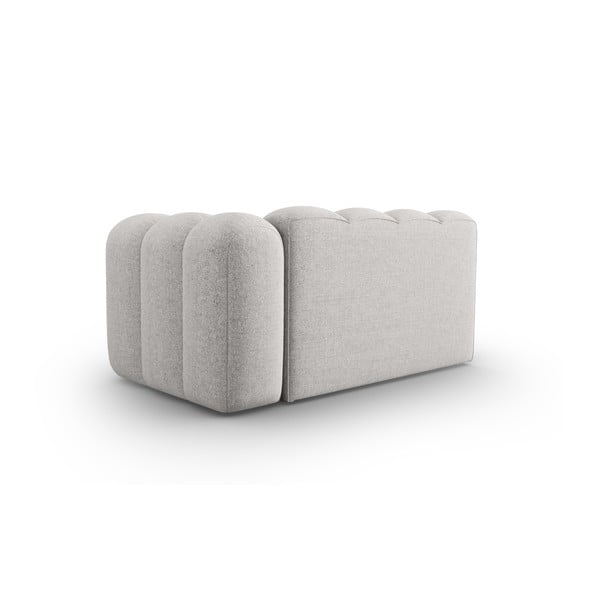 Divano componibile in grigio chiaro (con penisola a destra) Lupine – Micadoni Home-image-4