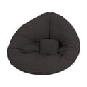 Poltrona relax per bambini nera e grigia Mini Nido - Karup Design