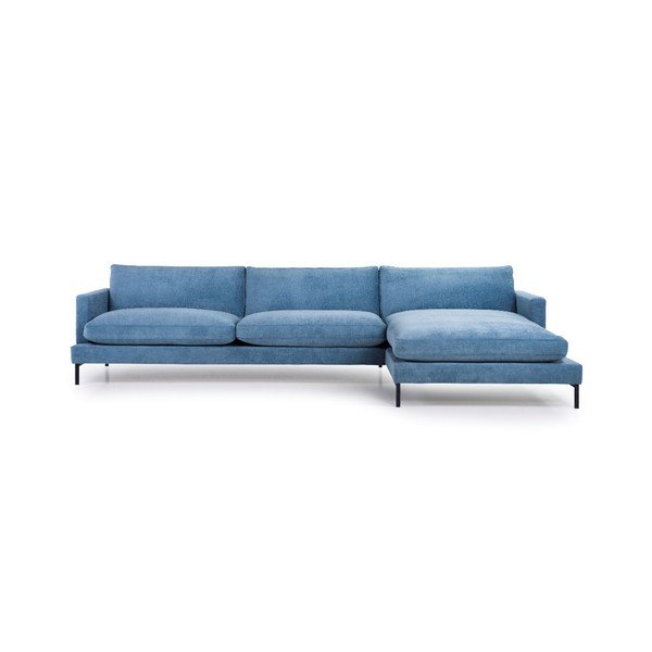 Divano angolare azzurro (angolo destro) Leken - Scandic