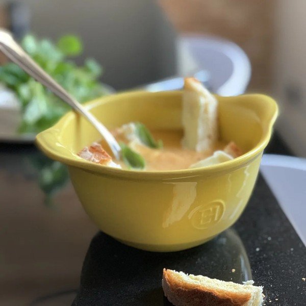 Ciotolina per zuppe e minestre blu scuro in ceramica 550 ml Ultime – Emile Henry-image-1