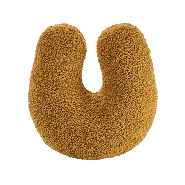 Cuscino per divano da bambini marrone con rivestimento in bouclé U – Wigiwama