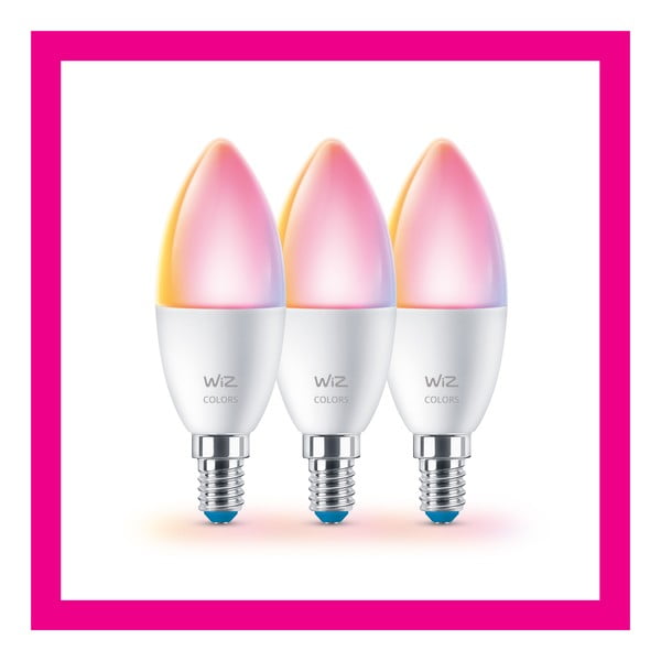 Lampadine smart in set LED 3 pz con presa E14, 5 W – WiZ-image-2