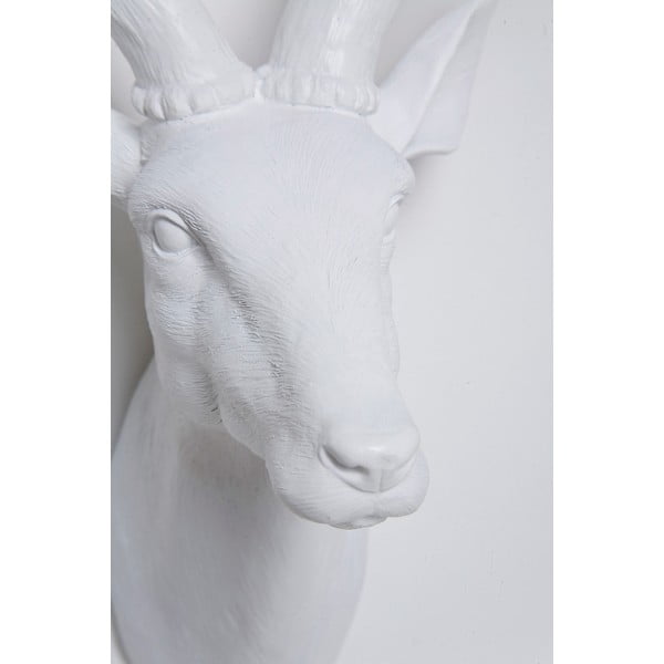 Busto decorativo bianco a forma di cervo Cervo, 40 x 45 cm - Kare Design-image-3