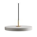 Grigio chiaro Apparecchio a sospensione LED con paralume in metallo ø 31 cm Asteria Mini - UMAGE