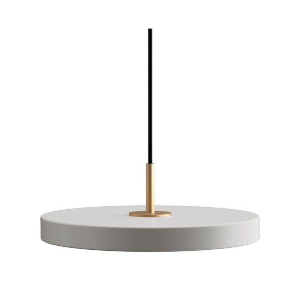 Grigio chiaro Apparecchio a sospensione LED con paralume in metallo ø 31 cm Asteria Mini - UMAGE