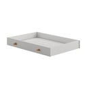 Cassetto grigio chiaro sotto il letto dei bambini 70x140 cm Cube - Pinio