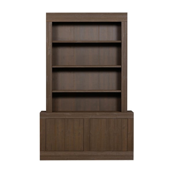 Libreria in legno di pino marrone 146x230 cm Yumi - BePureHome