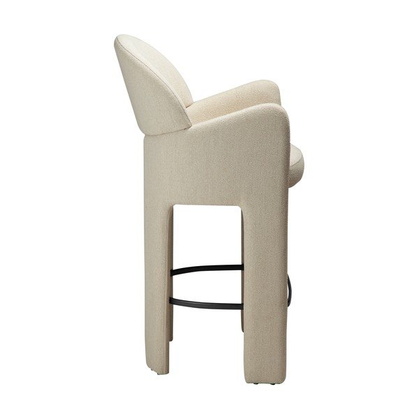 Sgabello da bar beige (altezza della seduta 68,5 cm) Aole – DAN-FORM Denmark-image-3