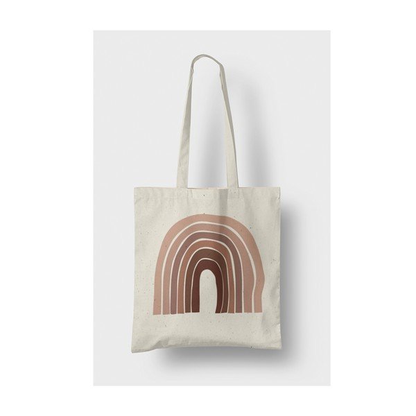 Borsa in tessuto beige - Kate Louise