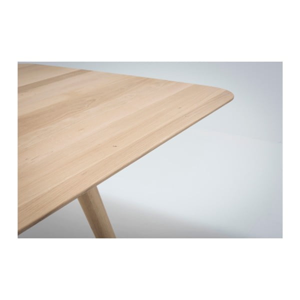 Tavolo da pranzo in legno massiccio di quercia , 220 x 90 cm Stafa - Gazzda-image-3