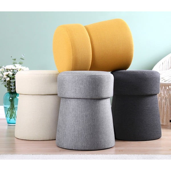 Sgabello crema Beans - Artie-image-4