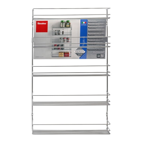 Organizer per spezie da parete in acciaio Pepito – Metaltex-image-2