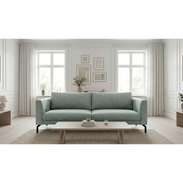 Divano grigio chiaro 216 cm Gomero - Scandic-image-1