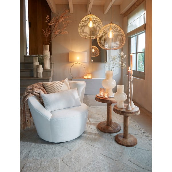 Apparecchio a soffitto in colore naturale ø 45 cm Rilana - Light & Living-image-1