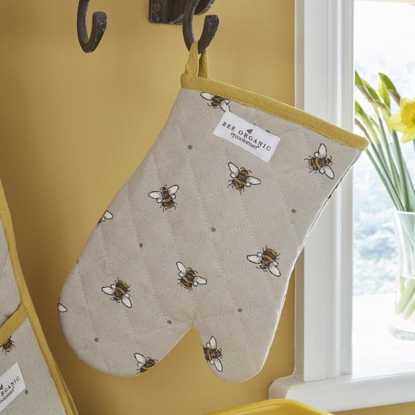 Set di strofinacci con grembiule e guanto da forno Bumble Bees - Cooksmart ®-image-3