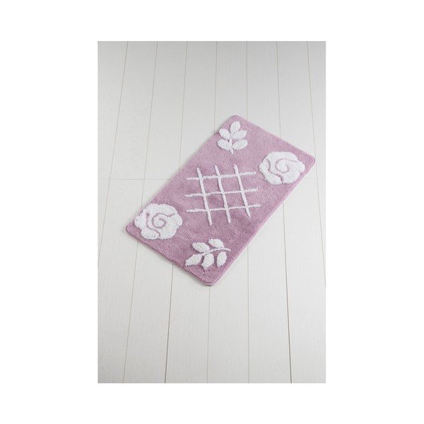 Tappeto da bagno viola Russmo Kalmo, 100 x 60 cm - Foutastic