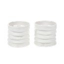 Candelieri in porcellana in set da tè 2 pezzi Ribbon - Mette Ditmer Denmark