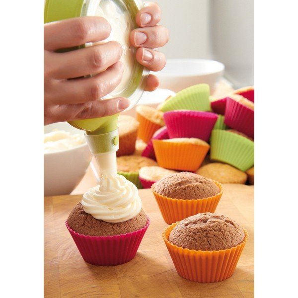Set di stampini per muffin in silicone 12 pz ø 7 cm – Lékué-image-2