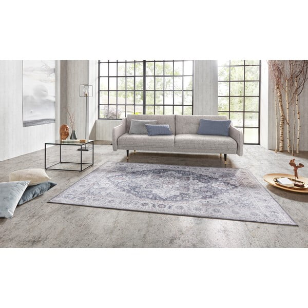 Tappeto grigio e rosa , 160 x 230 cm Anthea - Nouristan-image-1