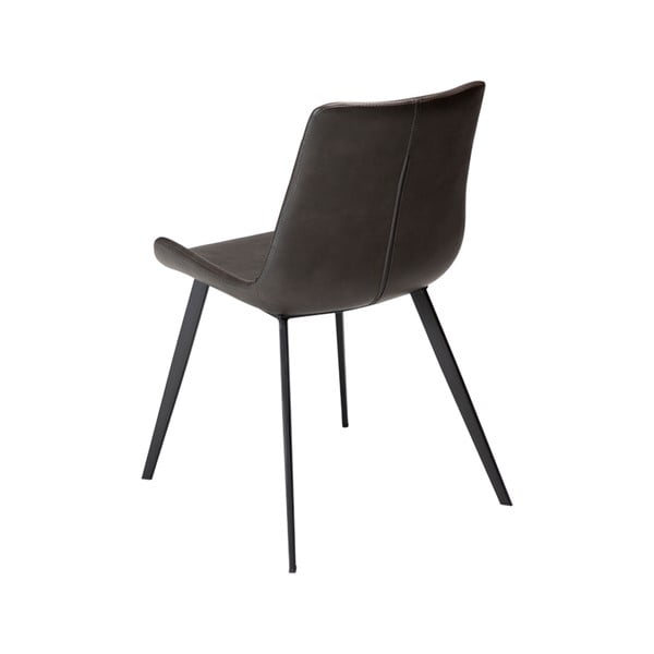 Sedia da pranzo in similpelle grigia DAN-FORM Danimarca Hype - DAN-FORM Denmark-image-1