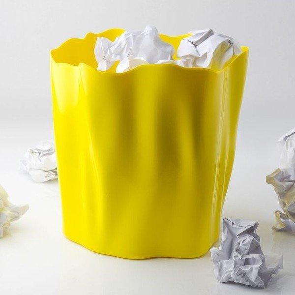 Cestino QUALY Flow Bin, giallo - Qualy