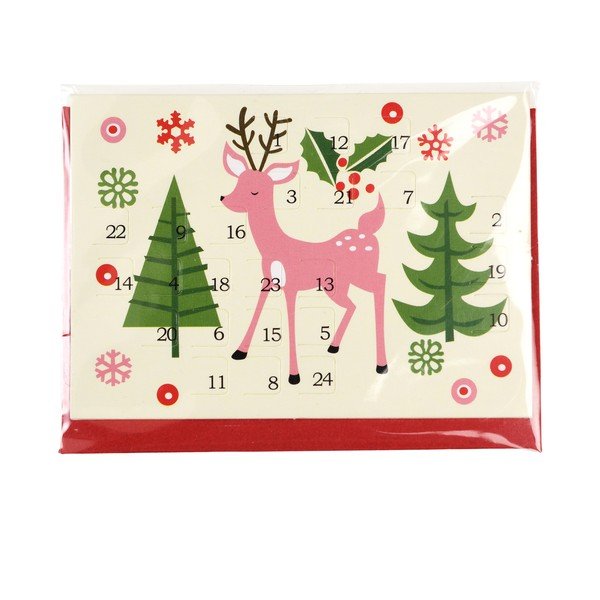 Biglietto di Natale con design a calendario dell'avvento - Rex London-image-2