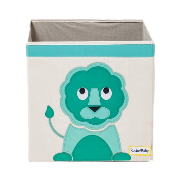 Scatola portaoggetti per bambini in tessuto Eddy the Lion - Rocket Baby