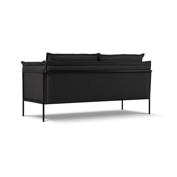 Divano nero , 145 cm Andrea - Interieurs 86-image-2