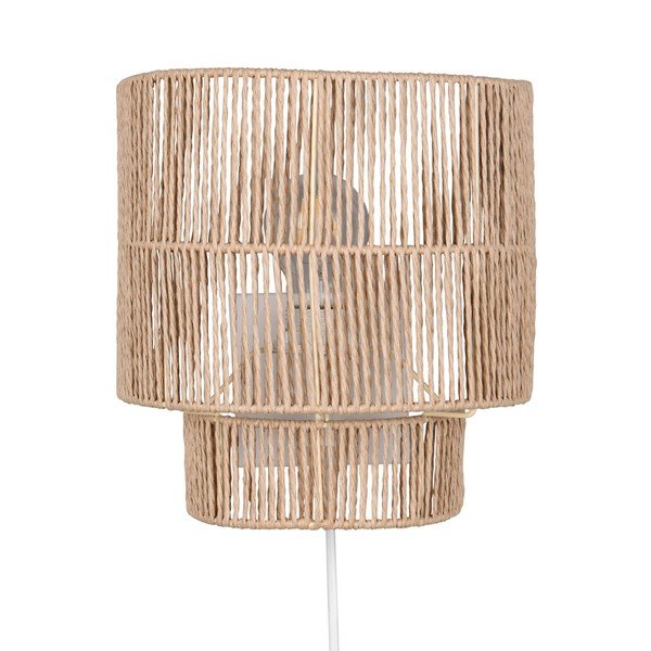 Lampada da parete di colore naturale con ricarica USB Satna – Reality