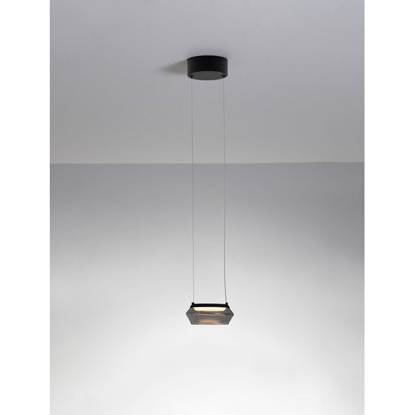 Lampadario LED nero opaco in vetro ø 14 cm Jailyn – Nova Luce-image-4